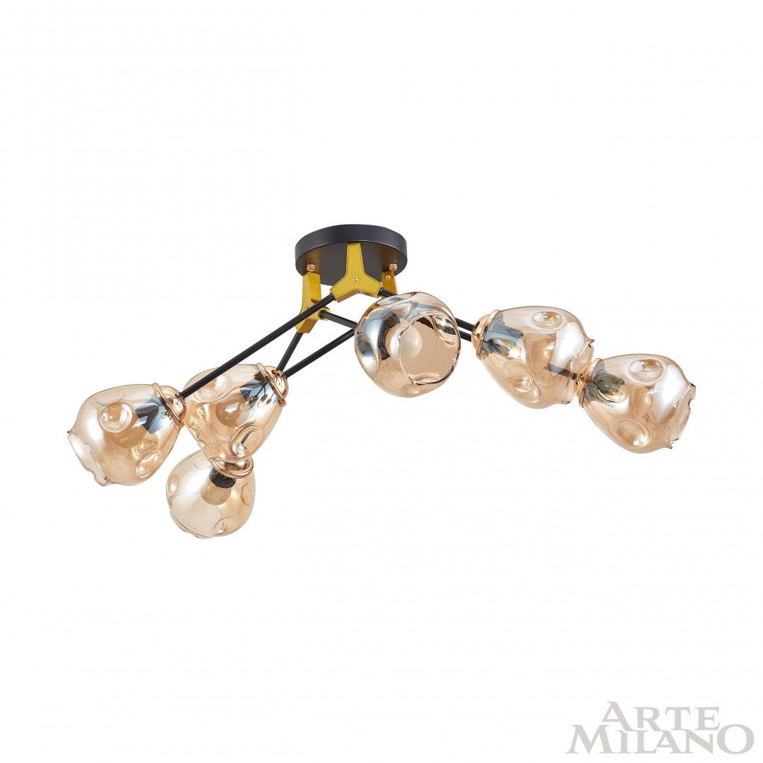 Потолочная люстра Arte Milano Amalfi 252588/6 Br Потолочная люстра Arte Milano Amalfi 252588/6 Br