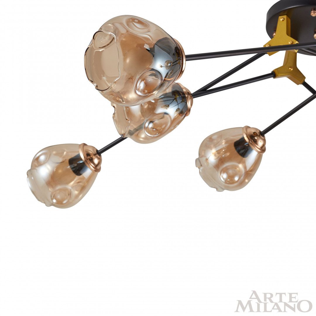 Потолочная люстра Arte Milano Amalfi 252588/8 Br Потолочная люстра Arte Milano Amalfi 252588/8 Br