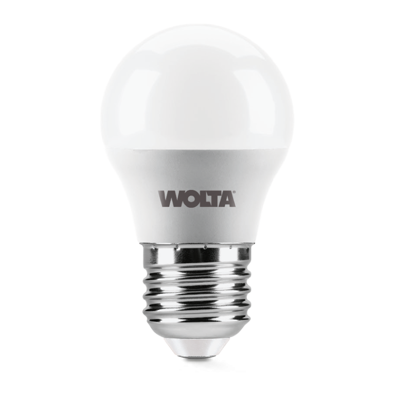 Светодиодная лампа WOLTA 7.5Вт 6500K E27 груша матовая 25W45GL7.5E27