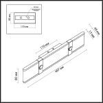 Настенный светильник Odeon Light Vincent 6630/25WL