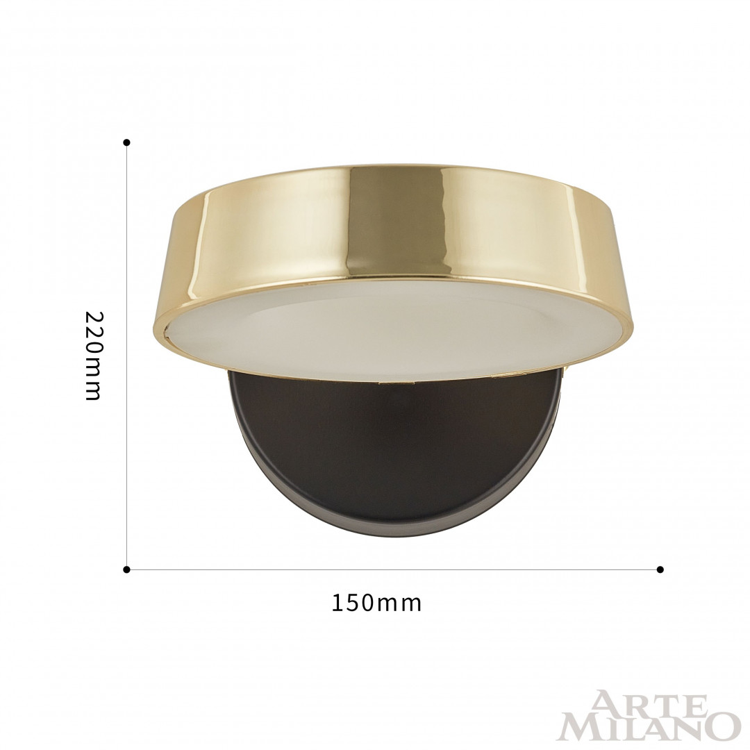 Бра Arte Milano 271079/1B BK/GD Бра Arte Milano 271079/1B BK/GD