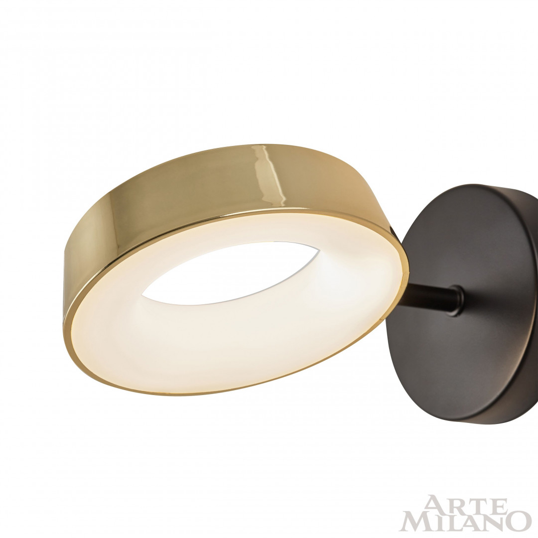 Бра Arte Milano 271079/1B BK/GD Бра Arte Milano 271079/1B BK/GD