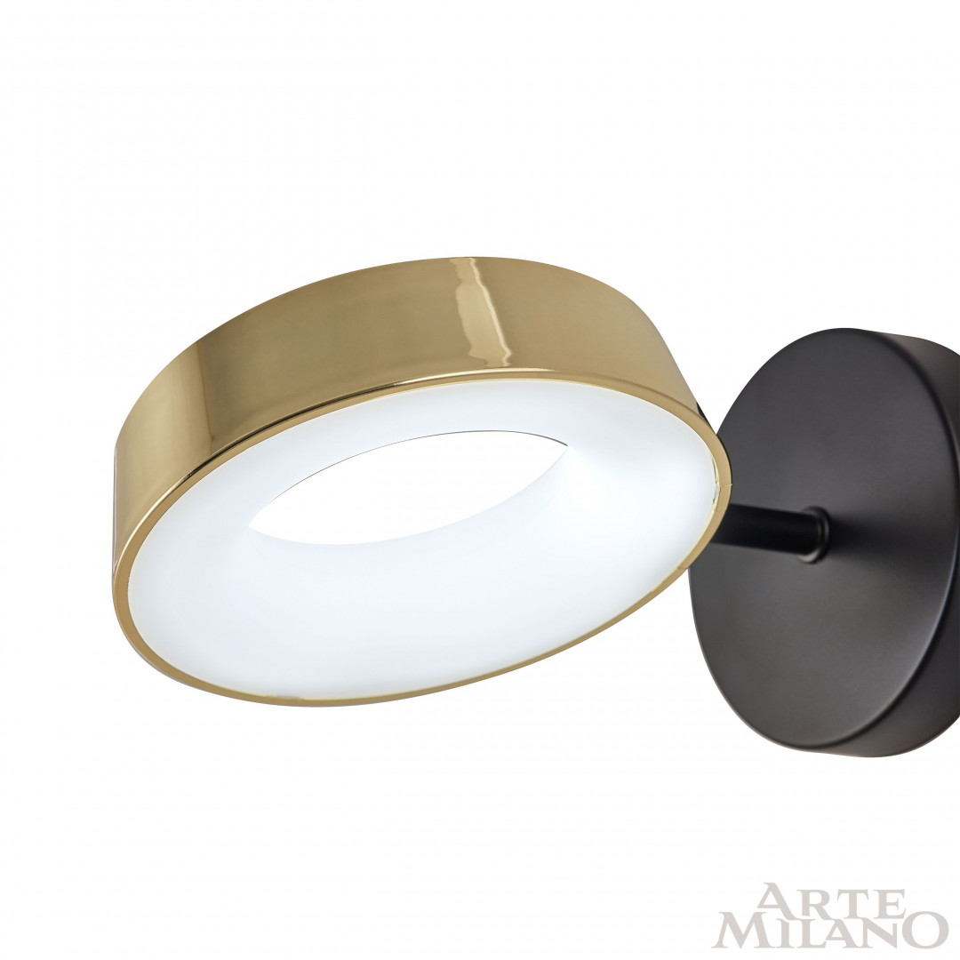 Бра Arte Milano 271079/1B BK/GD Бра Arte Milano 271079/1B BK/GD