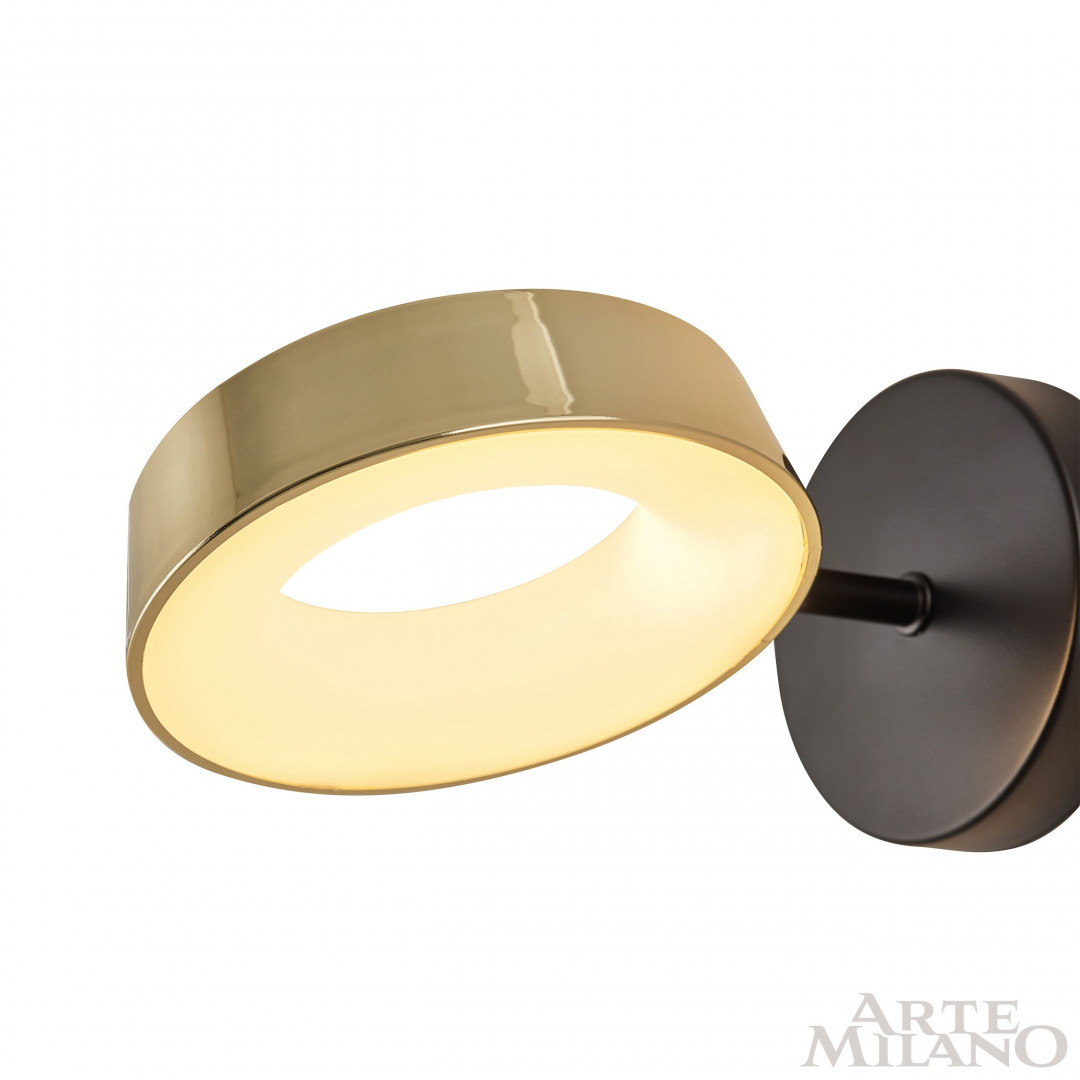 Бра Arte Milano 271079/1B BK/GD Бра Arte Milano 271079/1B BK/GD