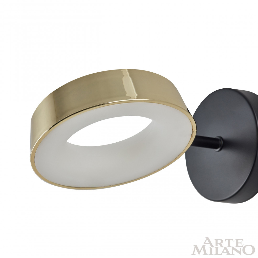 Бра Arte Milano 271079/1B BK/GD Бра Arte Milano 271079/1B BK/GD
