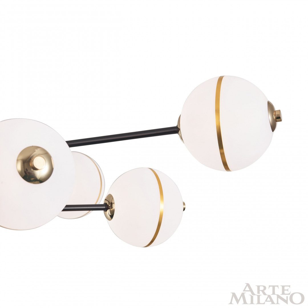Люстра на штанге Arte Milano 272069/8 BK Люстра на штанге Arte Milano 272069/8 BK