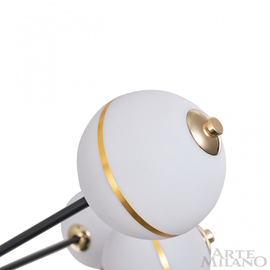 Люстра на штанге Arte Milano 272069/8 BK Люстра на штанге Arte Milano 272069/8 BK