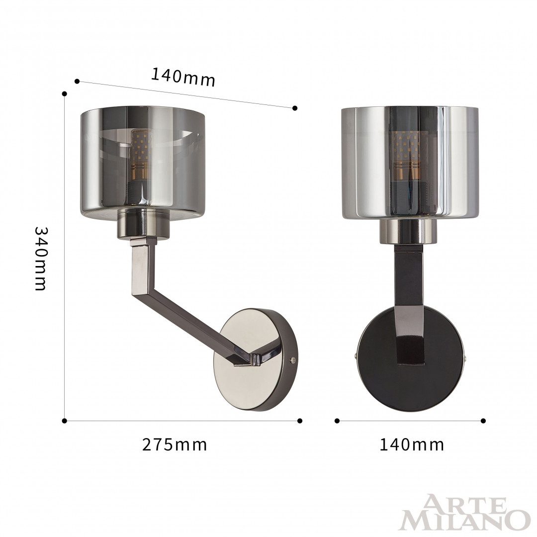 Бра Arte Milano 272307/1B BN Бра Arte Milano 272307/1B BN