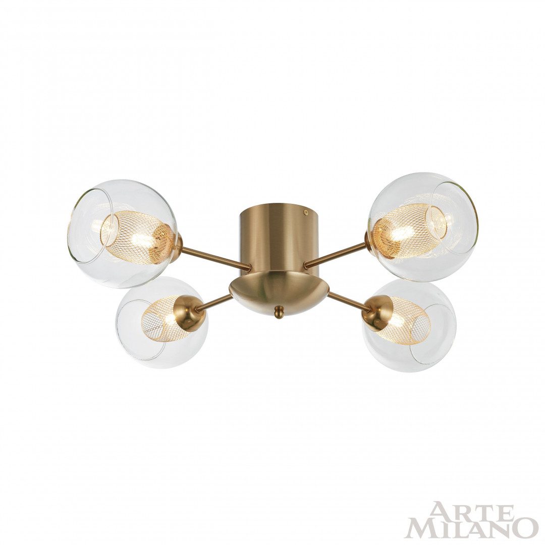 Потолочная люстра Arte Milano 272880/4 GD Потолочная люстра Arte Milano 272880/4 GD
