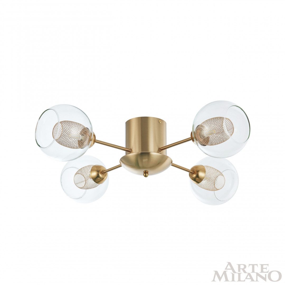 Потолочная люстра Arte Milano 272880/4 GD Потолочная люстра Arte Milano 272880/4 GD