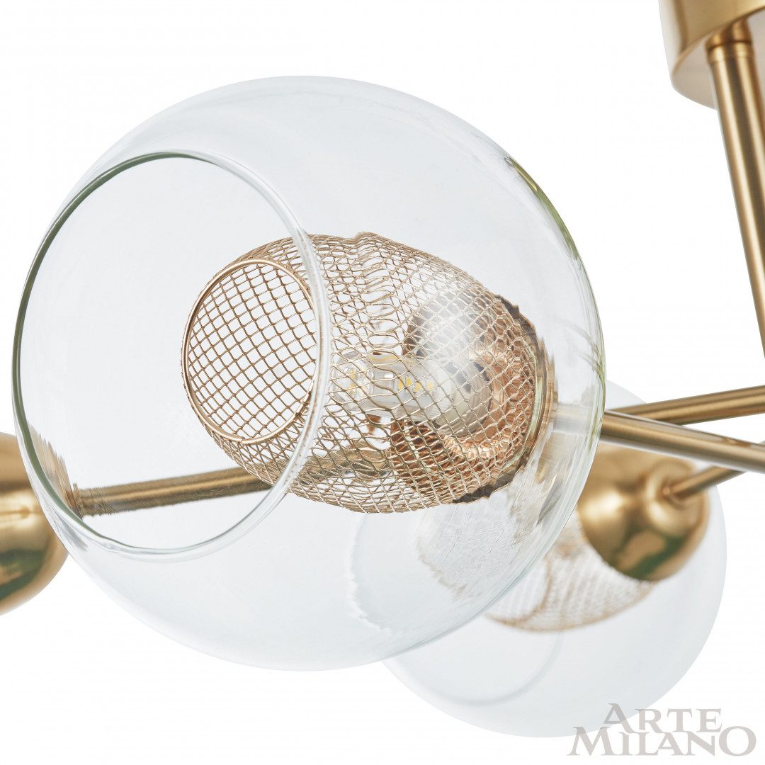 Потолочная люстра Arte Milano 272880/4 GD Потолочная люстра Arte Milano 272880/4 GD