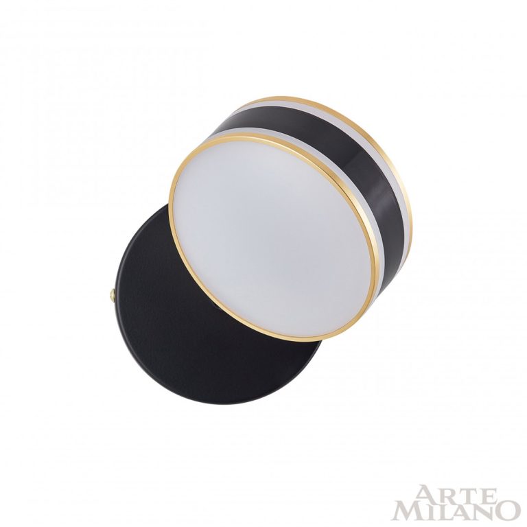 Бра Arte Milano Ferrara 277599/1B BK/GD