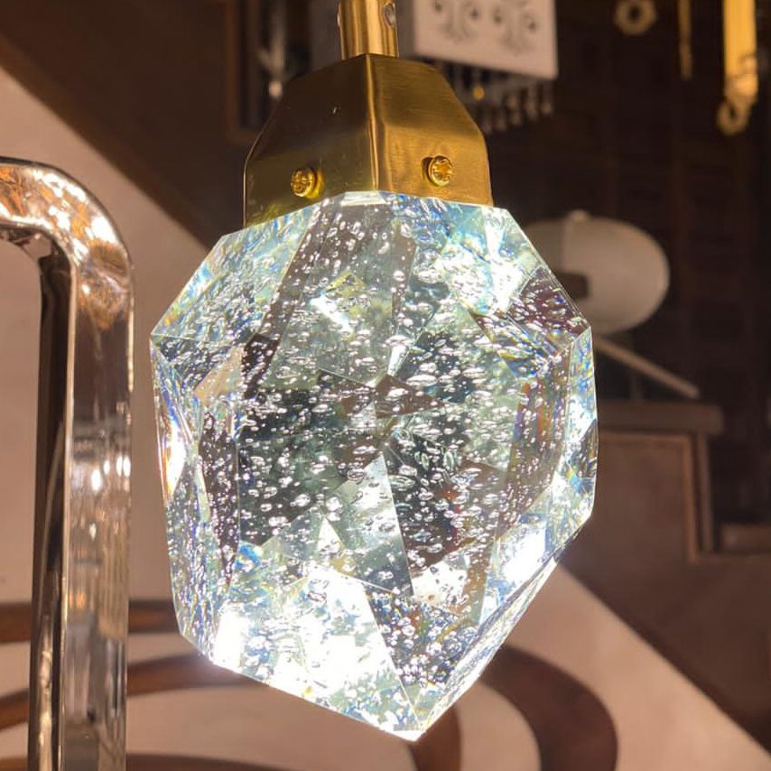 Подвесной светильник Delight Collection Crystal rock MD-020B-7 gold Подвесной светильник Delight Collection Crystal rock MD-020B-7 gold
