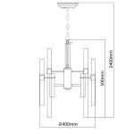 Подвесная люстра MW-Light Альгеро 285010703