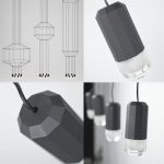 Подвесной светильник ImperiumLoft Via Wireflow Polyhedral 144326-22