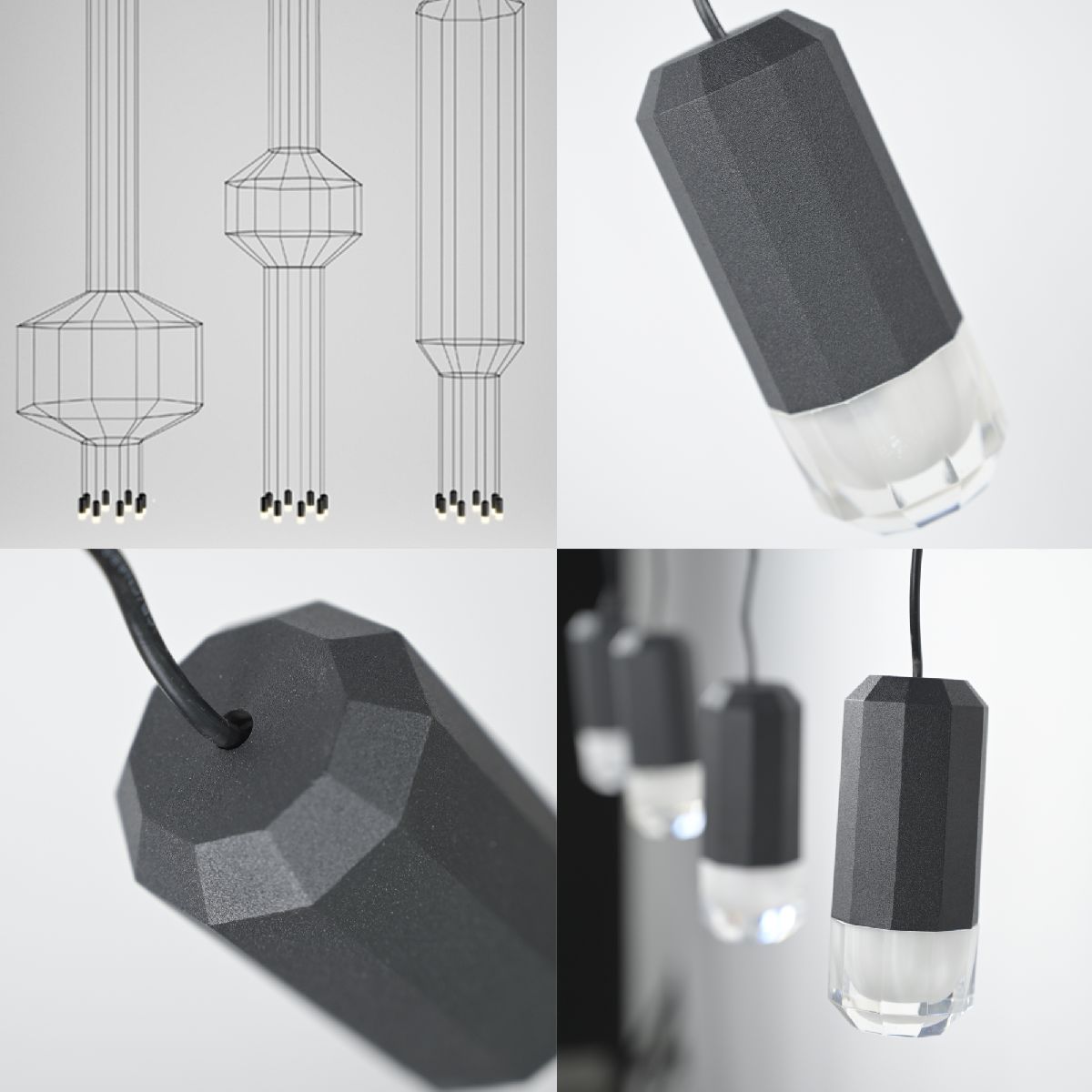 Подвесной светильник ImperiumLoft Via Wireflow Polyhedral 144326-22 Подвесной светильник ImperiumLoft Via Wireflow Polyhedral 144326-22