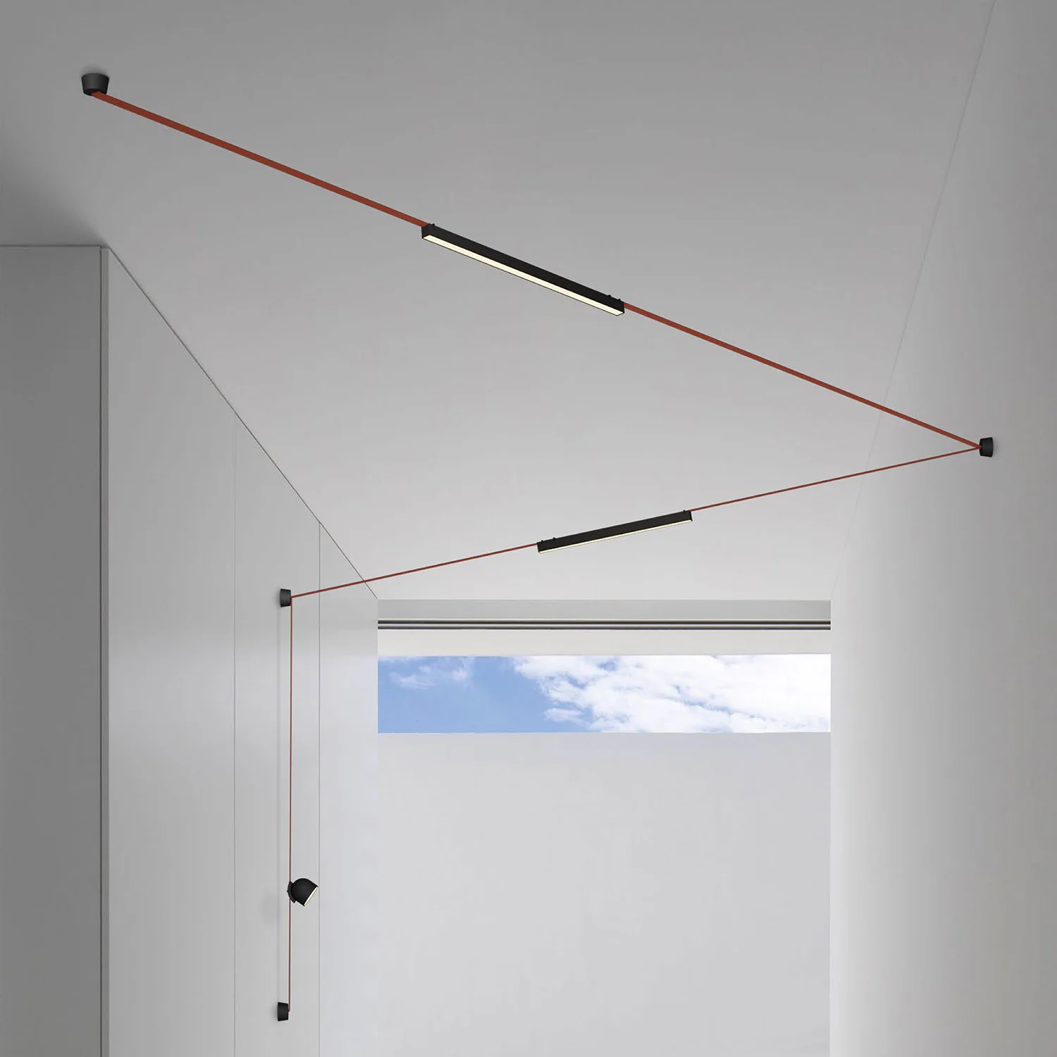 Трековый однофазный светильник Denkirs Belty linear DK5576-BK Трековый однофазный светильник Denkirs Belty linear DK5576-BK