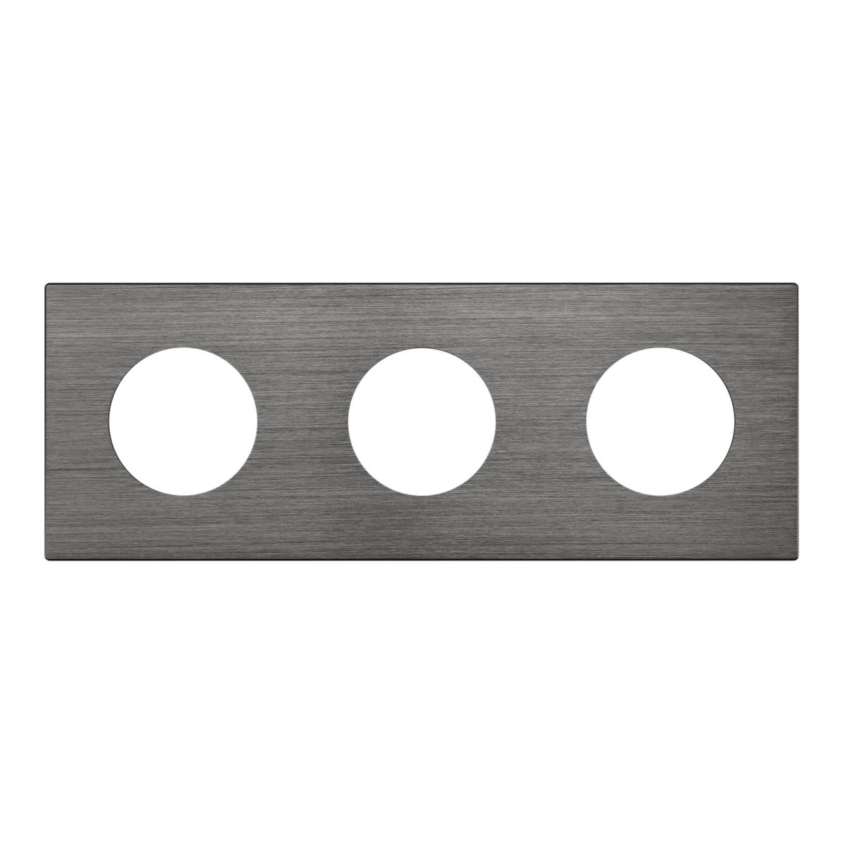 Рамка 3-местная алюминиевая Arlight FRM-PRESTO-ALR-3-GR 043873 Рамка 3-местная алюминиевая Arlight FRM-PRESTO-ALR-3-GR 043873