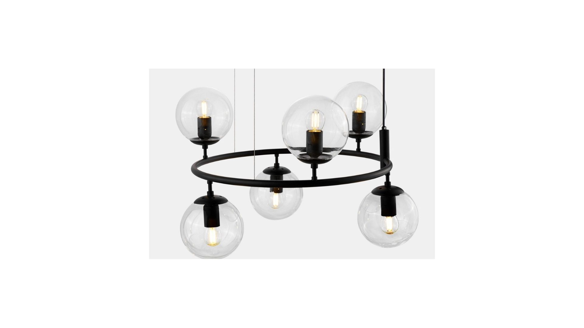 Подвесная люстра Lumina Deco Ceredo LDP 6034-6 RND BK Подвесная люстра Lumina Deco Ceredo LDP 6034-6 RND BK