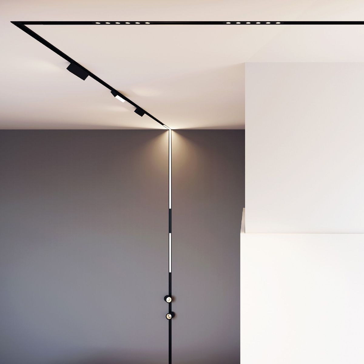 Трековый магнитный светильник Arlight MAG-DOTS-25-L400-12W Day4000 (BK, 30 deg, 24V, DALI) 046325 Трековый магнитный светильник Arlight MAG-DOTS-25-L400-12W Day4000 (BK, 30 deg, 24V, DALI) 046325