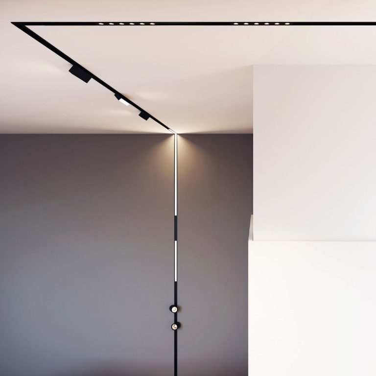 Трековый магнитный светильник Arlight MAG-DOTS-25-L200-6W Day4000 (BK, 30 deg, 24V, DALI) 046322