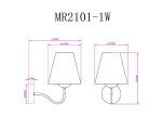 Бра Myfar Charlotte MR2101-1W