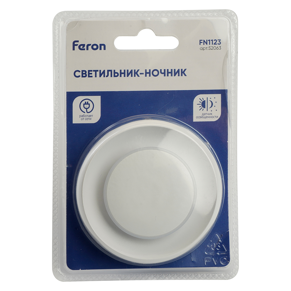 Ночник Feron FN1123 0,5W 52063 Ночник Feron FN1123 0,5W 52063
