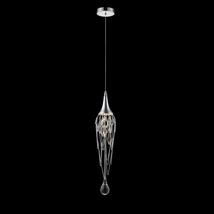 Подвесной светильник Delight Collection Goddess Tears P68009S-1H chrome Подвесной светильник Delight Collection Goddess Tears P68009S-1H chrome