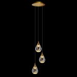 Подвесной светильник Delight Collection Stilla MD24001004-3A gold/clear