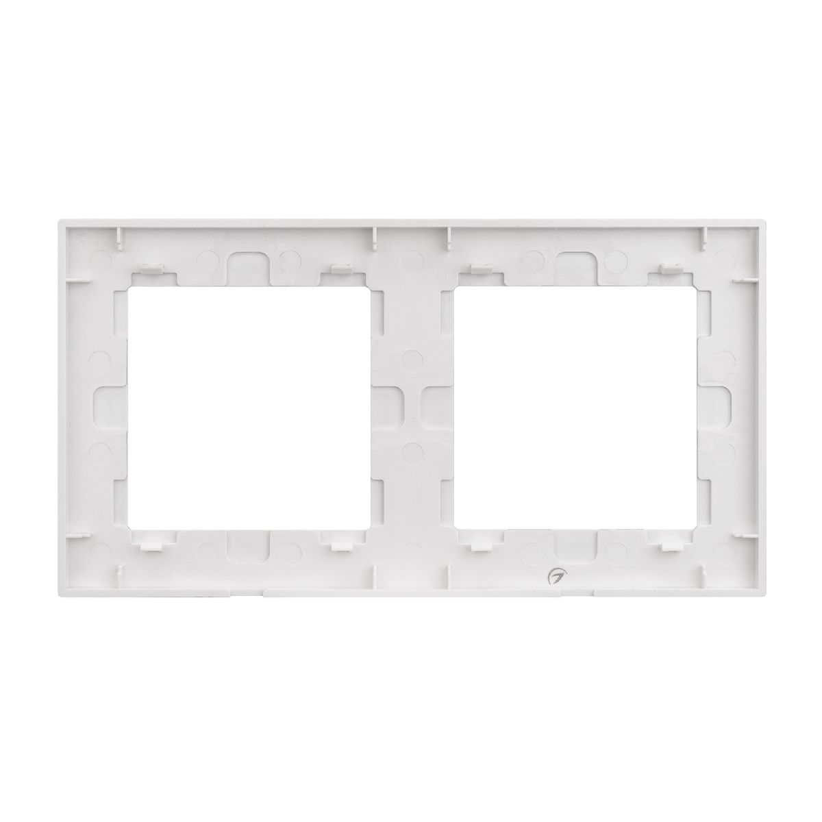 Рамка двухместная Arlight FRM-GLARE-GS-2-WH 043796 Рамка двухместная Arlight FRM-GLARE-GS-2-WH 043796