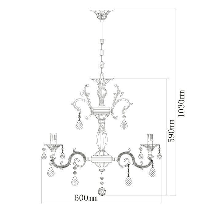 Подвесная люстра MW-Light Свеча 301014706 Подвесная люстра MW-Light Свеча 301014706