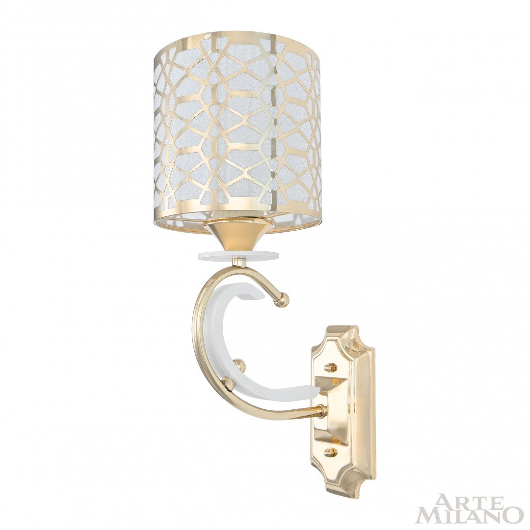 Бра Arte Milano Florentia-1237 301237/1W Wh/Gd Бра Arte Milano Florentia-1237 301237/1W Wh/Gd
