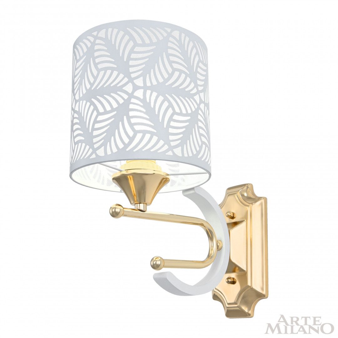 Бра Arte Milano Florentia-2097 302097/1W Wh/Gd Бра Arte Milano Florentia-2097 302097/1W Wh/Gd