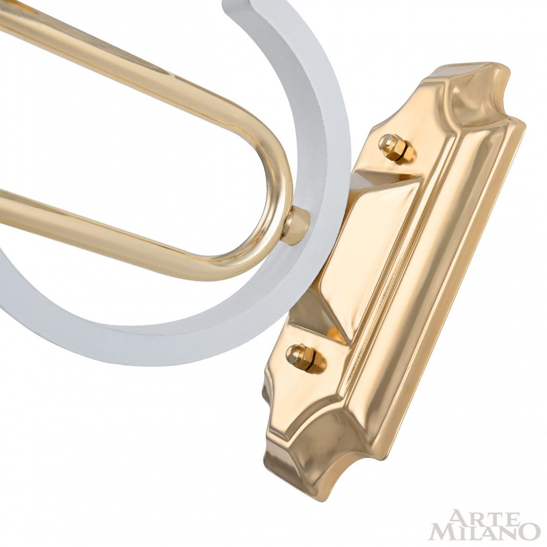Бра Arte Milano Florentia-2097 302097/1W Wh/Gd Бра Arte Milano Florentia-2097 302097/1W Wh/Gd