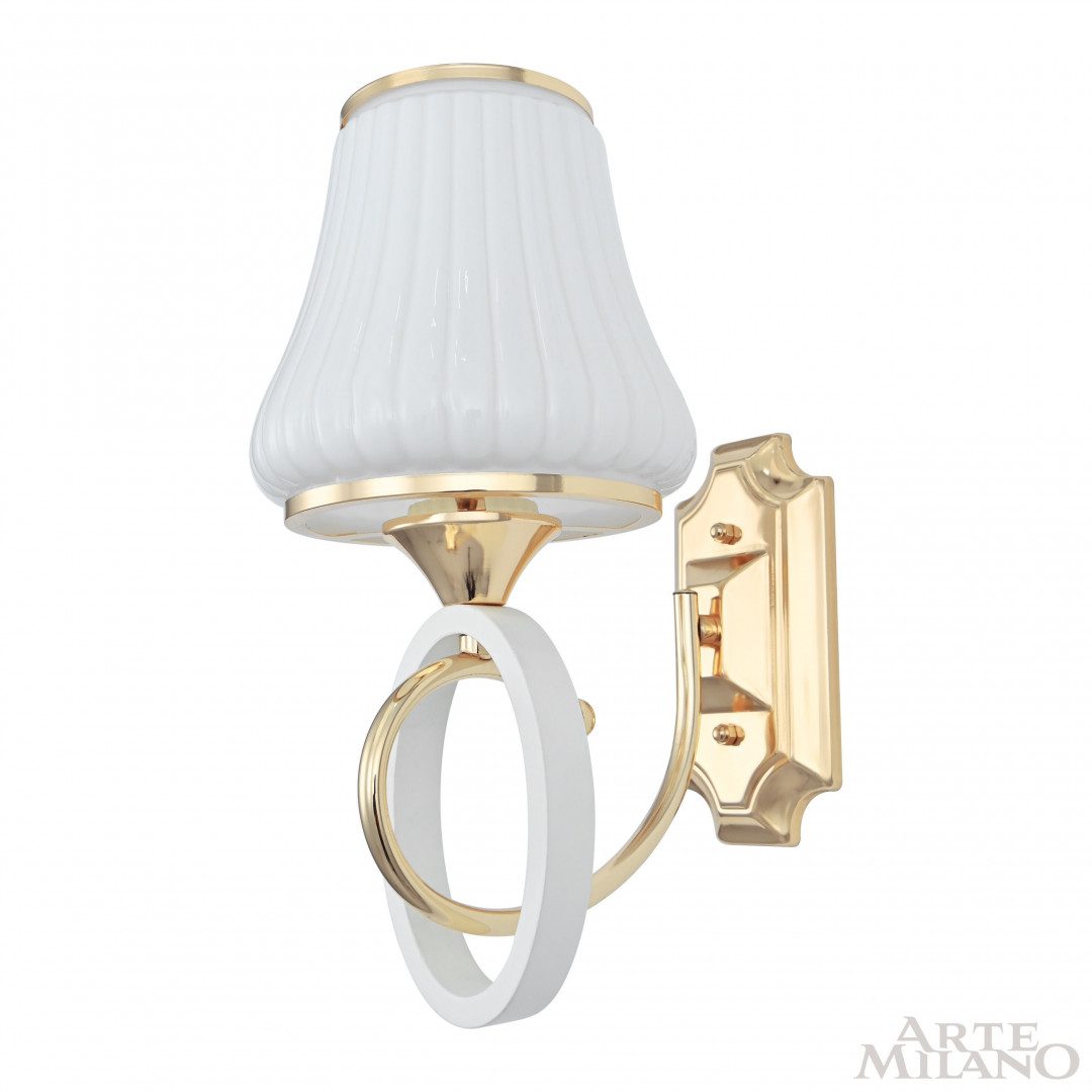 Бра Arte Milano Florentia-2387 302387/1W Wh/Gd Бра Arte Milano Florentia-2387 302387/1W Wh/Gd