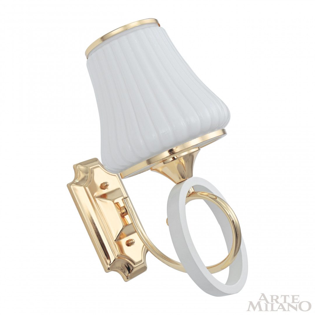 Бра Arte Milano Florentia-2387 302387/1W Wh/Gd Бра Arte Milano Florentia-2387 302387/1W Wh/Gd
