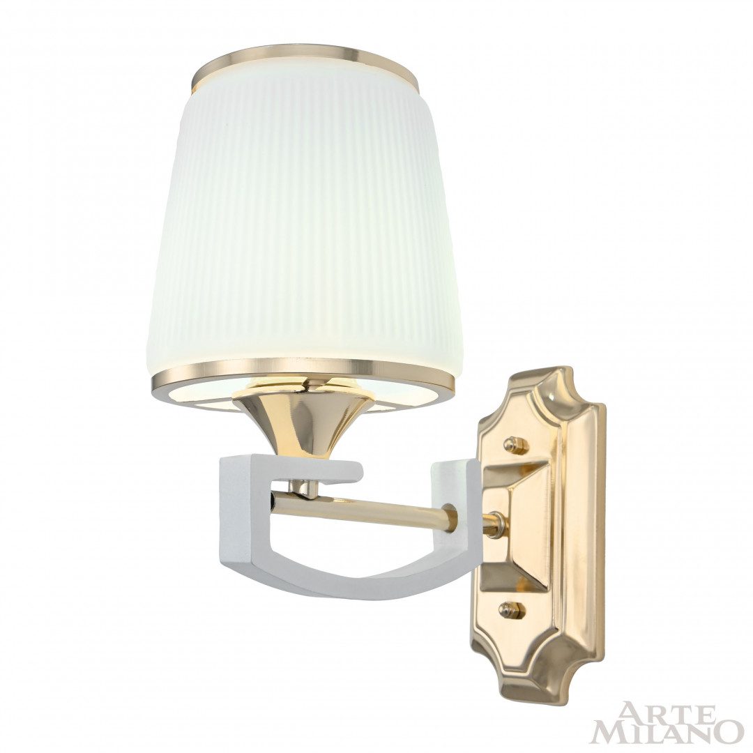 Бра Arte Milano Florentia-2457 302457/1W Wh/Gd Бра Arte Milano Florentia-2457 302457/1W Wh/Gd