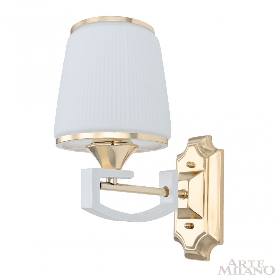 Бра Arte Milano Florentia-2457 302457/1W Wh/Gd Бра Arte Milano Florentia-2457 302457/1W Wh/Gd