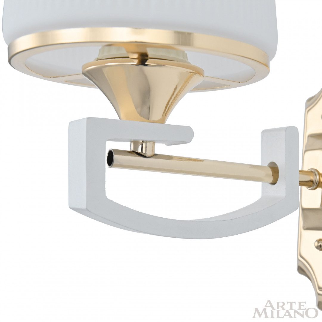 Бра Arte Milano Florentia-2457 302457/1W Wh/Gd Бра Arte Milano Florentia-2457 302457/1W Wh/Gd