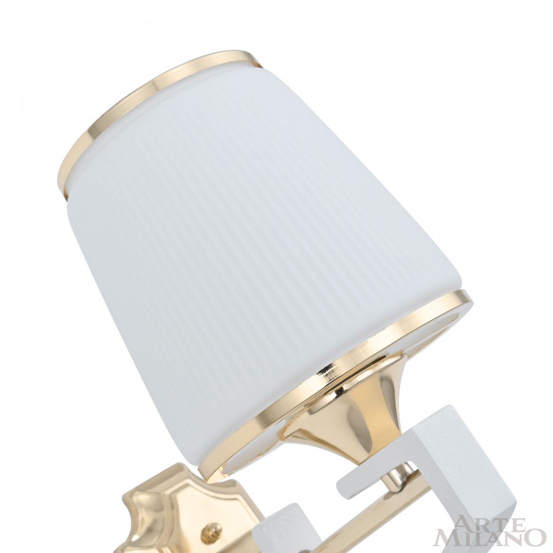 Бра Arte Milano Florentia-2457 302457/1W Wh/Gd Бра Arte Milano Florentia-2457 302457/1W Wh/Gd