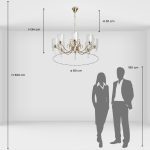 Подвесная люстра MW-Light Эллегия 303012708
