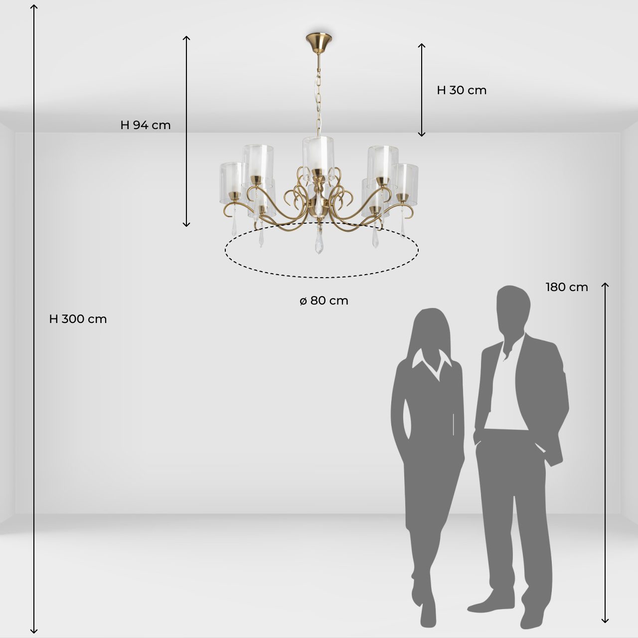 Подвесная люстра MW-Light Эллегия 303012708 Подвесная люстра MW-Light Эллегия 303012708