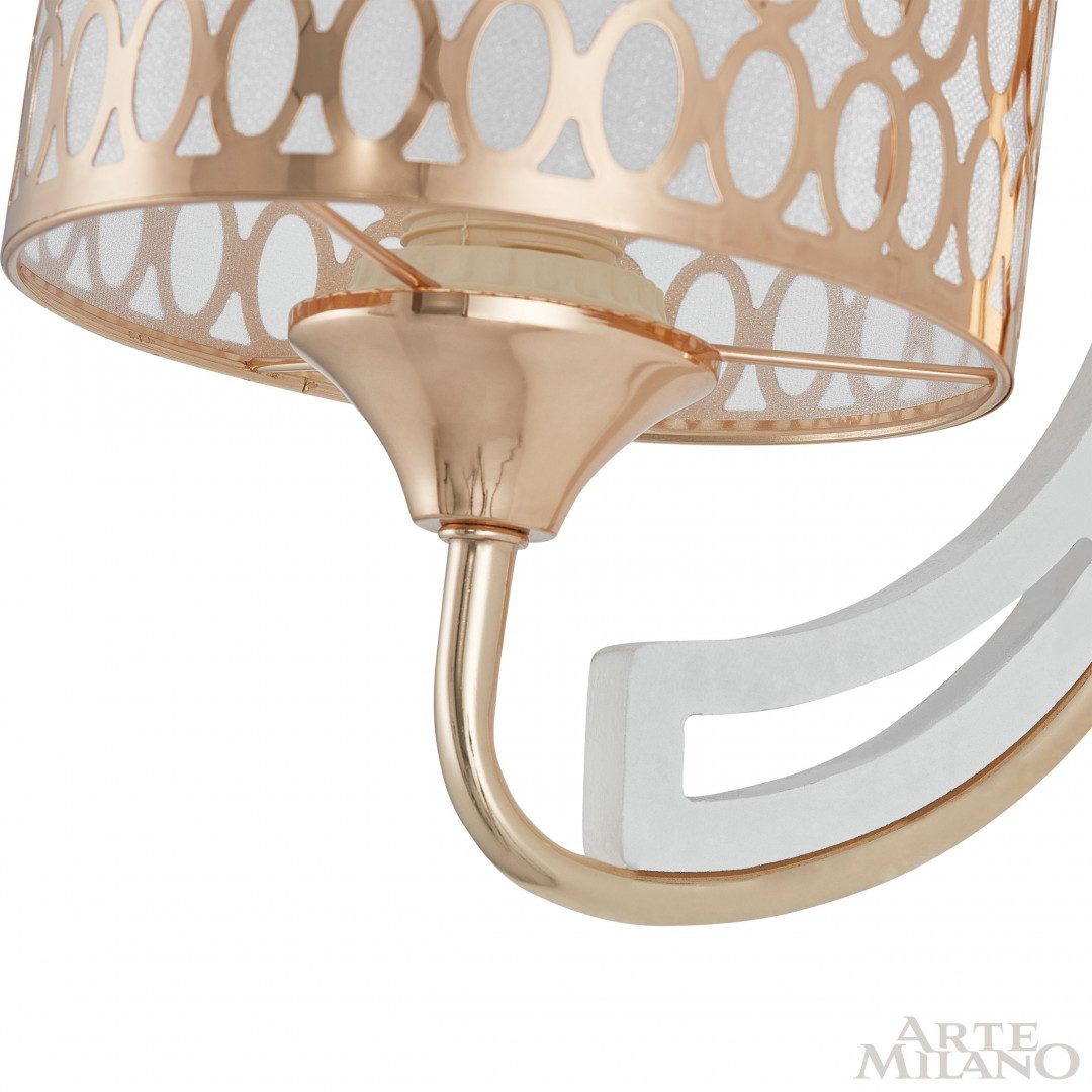 Бра Arte Milano Florentia-3387 303387/1W Wh/Gd Бра Arte Milano Florentia-3387 303387/1W Wh/Gd