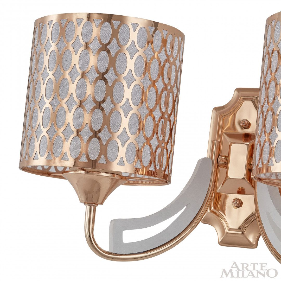 Бра Arte Milano Florentia-3387 303387/2W Wh/Gd Бра Arte Milano Florentia-3387 303387/2W Wh/Gd