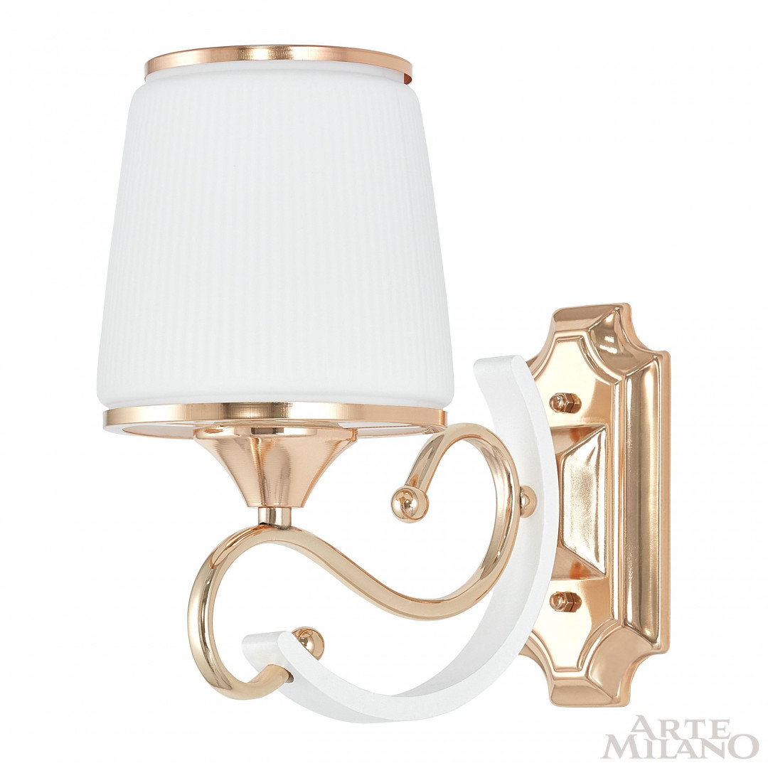 Бра Arte Milano Florentia-3857 303857/1W Wh/Gd Бра Arte Milano Florentia-3857 303857/1W Wh/Gd