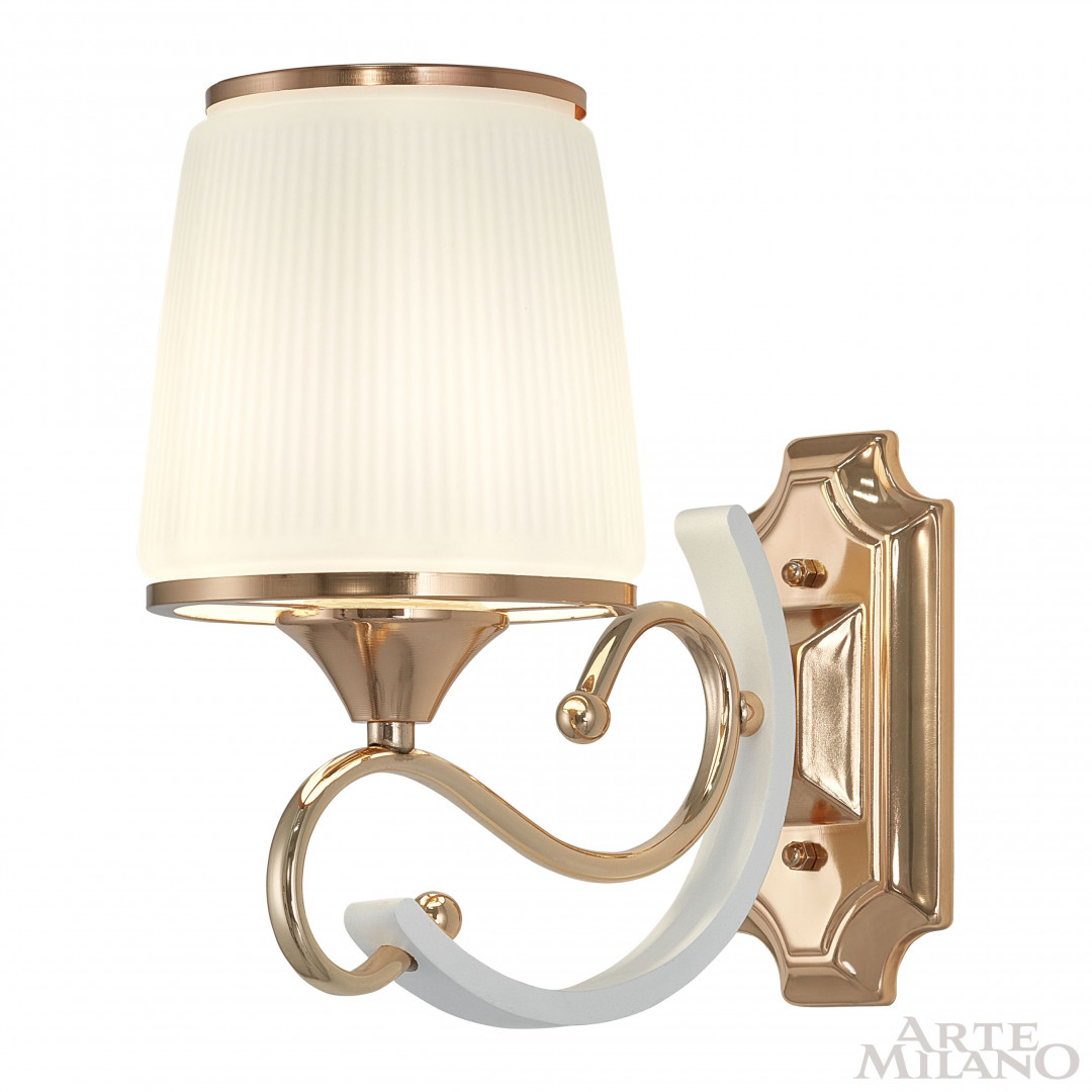 Бра Arte Milano Florentia-3857 303857/1W Wh/Gd Бра Arte Milano Florentia-3857 303857/1W Wh/Gd
