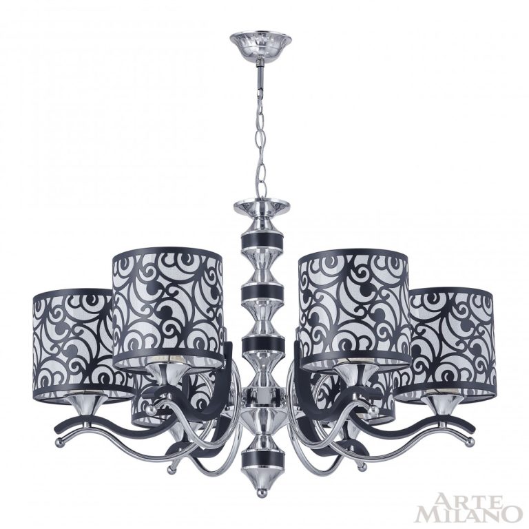 Подвесная люстра Arte Milano Florentia-4957 304957/6 Bk/Ni