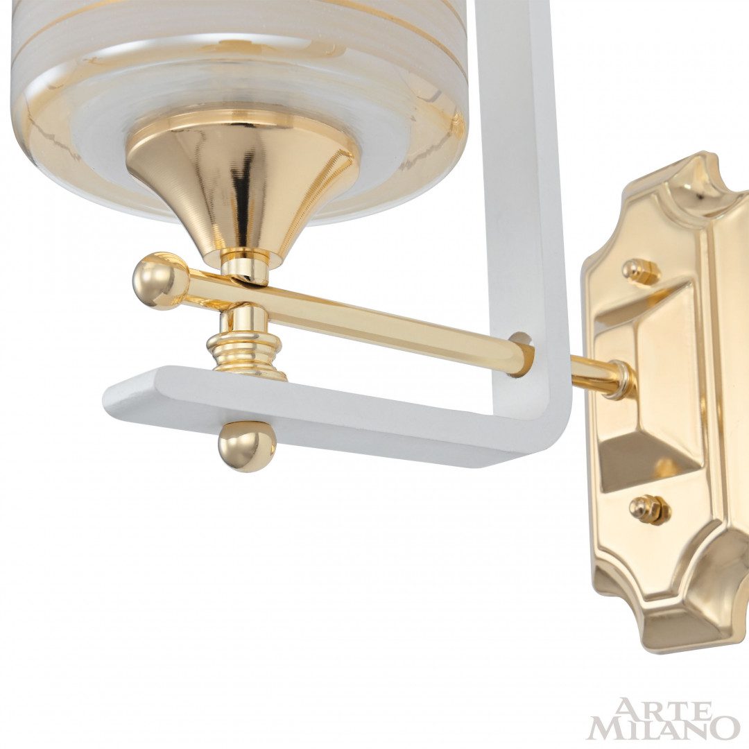 Бра Arte Milano Florentia-6087 306087/1W Wh/Gd Бра Arte Milano Florentia-6087 306087/1W Wh/Gd
