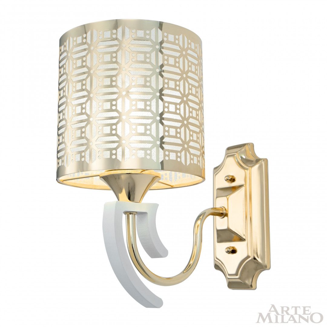 Бра Arte Milano Florentia-8857 308857/1W Wh/Gd Бра Arte Milano Florentia-8857 308857/1W Wh/Gd