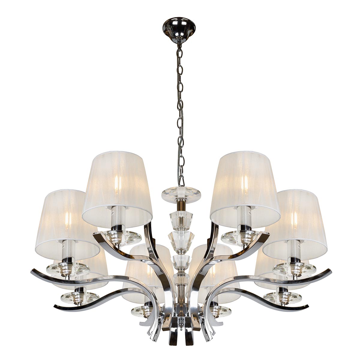 Подвесная люстра iLamp Omega RM5231/8CR Подвесная люстра iLamp Omega RM5231/8CR